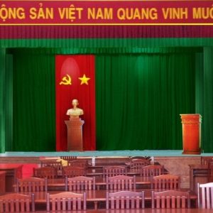 Phông hội trường, sân khấu